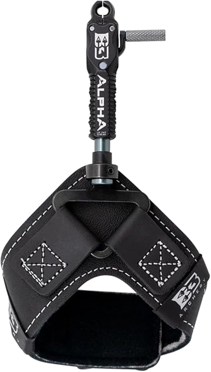B3 Archery Alpha Double-Caliper Wrist Strap Archery Compound Bow Arrow Release Aid Trigger w/Adjustable Trigger Travel, Roller-Sear Double Stainless Steel Jaws, for Bowstring & String Loop Use B3 Archery Alpha Double-Caliper Wrist Strap Archery Compound Bow Arrow Release Aid Trigger w/Adjustable Trigger Travel, Roller-Sear Double Stainless Steel Jaws, for Bowstring & String Loop Use