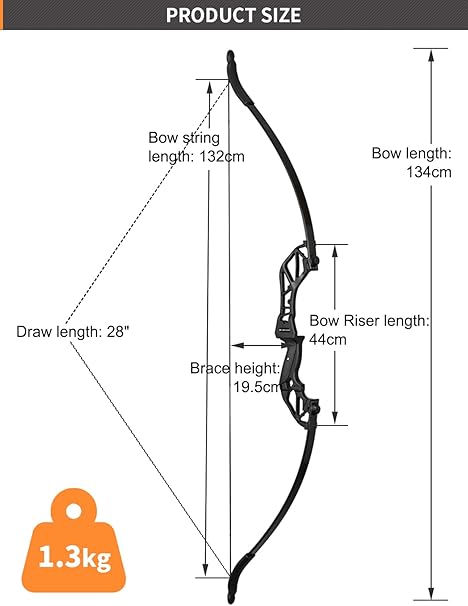 TOPARCHERY Archery Takedown Recurve Bow Hunting Long Bow Alloy Riser for Outdoor Shooting Training- Right Hand – Draw Weight 30lbs 40lbs – with Arrow Sight, Arrow Brush 2 TOPARCHERY Archery Takedown Recurve Bow Hunting Long Bow Alloy Riser for Outdoor Shooting Training- Right Hand - Draw Weight 30lbs 40lbs - with Arrow Sight, Arrow Brush - Image 2